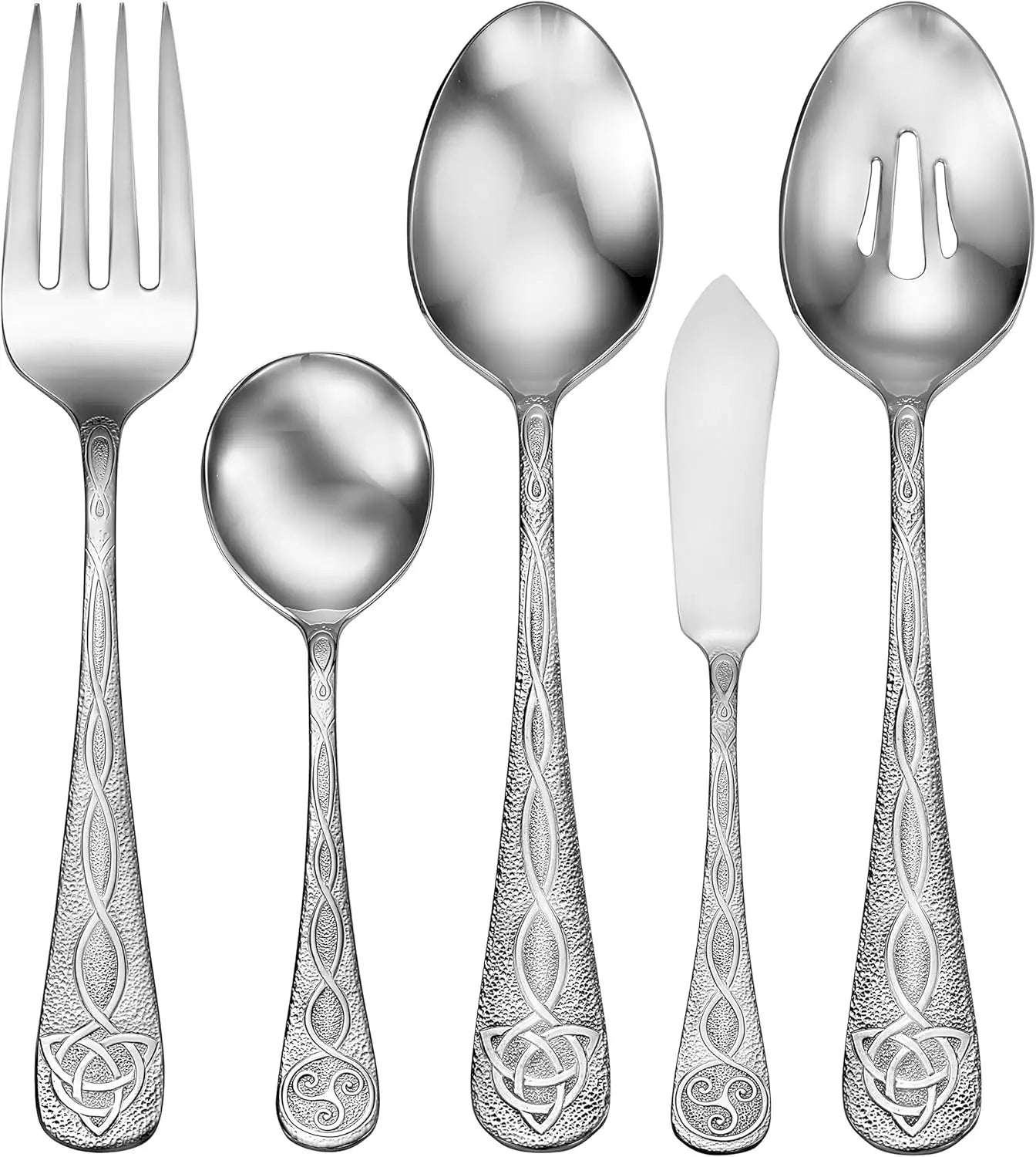 Celtic Flatware Set Service For 12