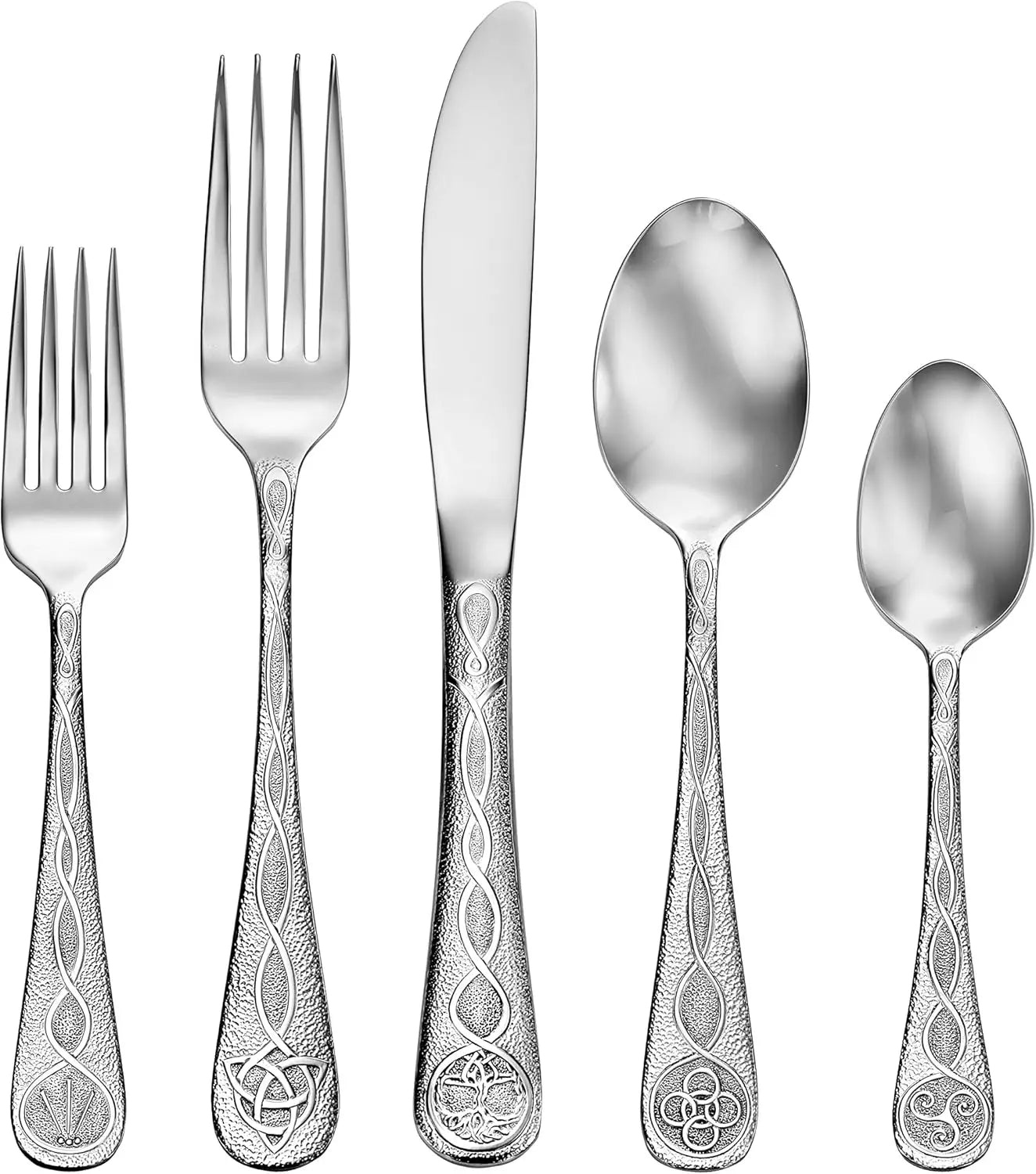 Celtic Flatware Set Service For 12