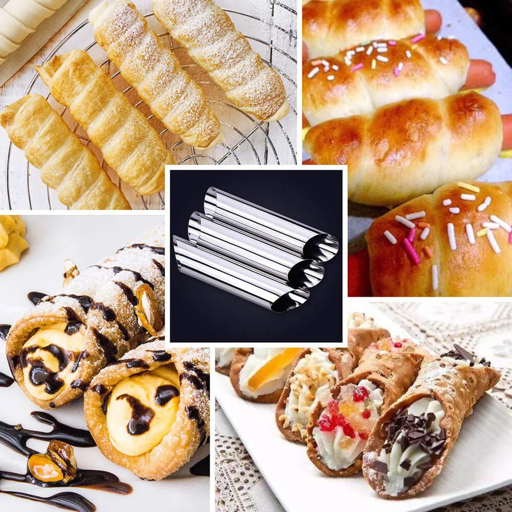 Cannoli Tubes 5 inch Stainless Steel /Non-stick