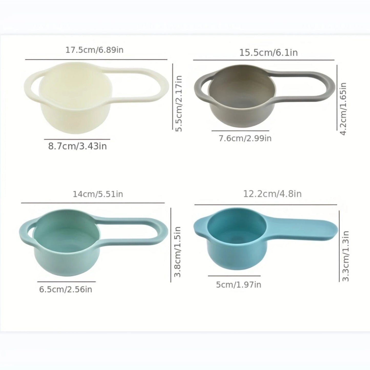 Nesting Bowls With Measuring Cups Colander And Sifter