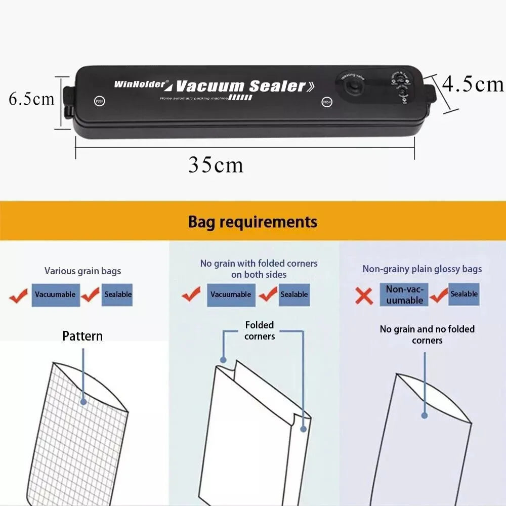 Home  Vacuum Sealer Machine /10 Sealing Bags