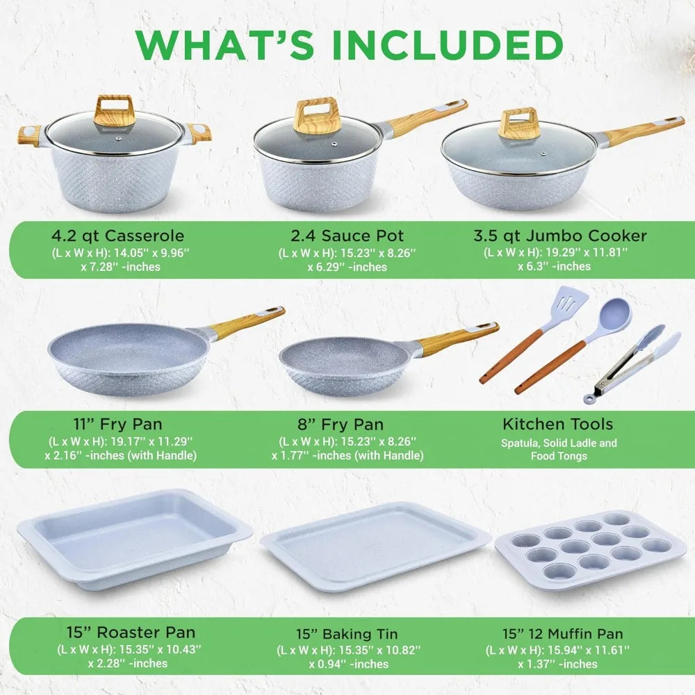 Cookware And Bakeware Set