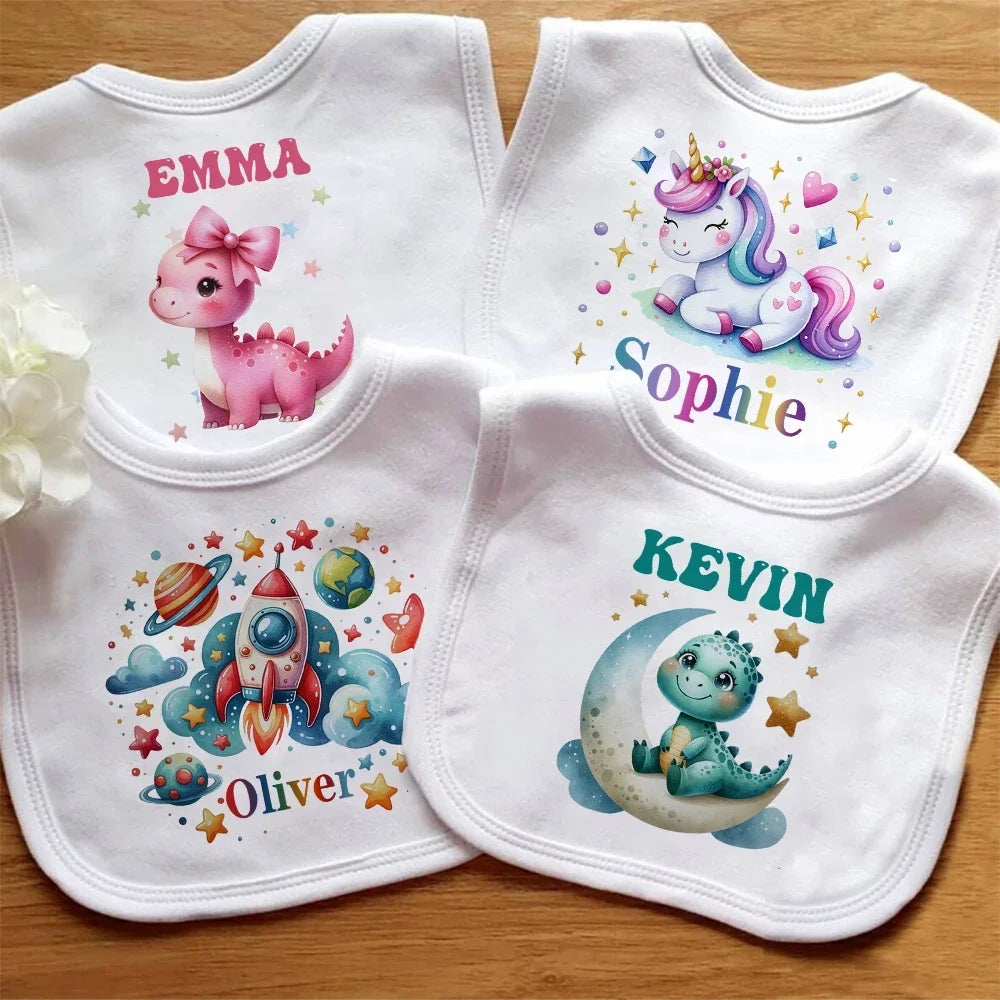 Personalised Baby Bibs Customized With Name