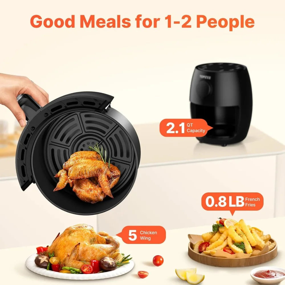 4-in-1 Mini Airfryer With 60min Timer