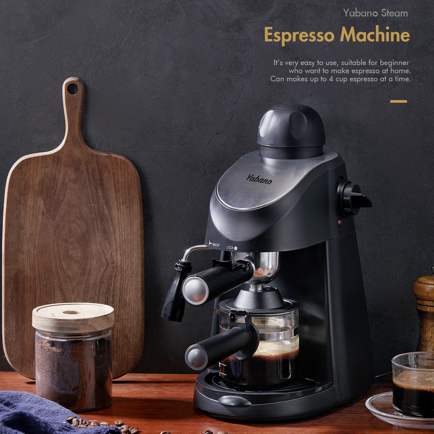 Espresso And Cappuccino Machine With Milk Frother