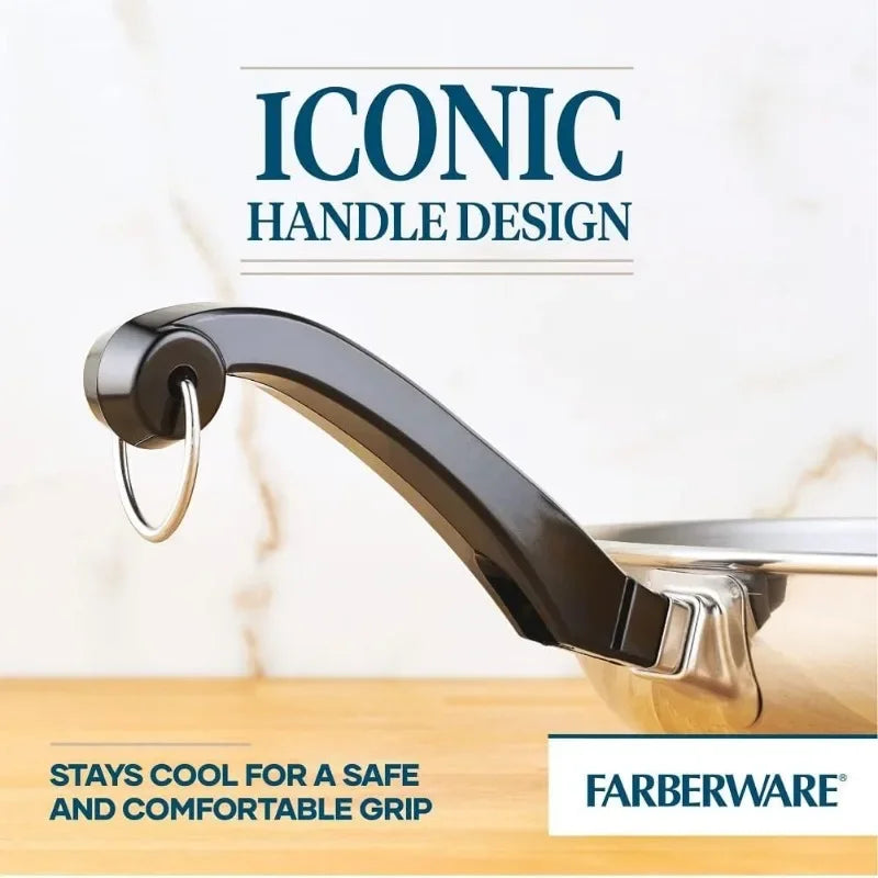 Farberware Stainless Steel Pots and Pans Set