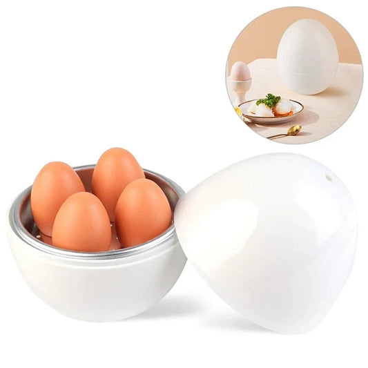 5-Min Hard/Soft Boiled Microwave Egg Cooker