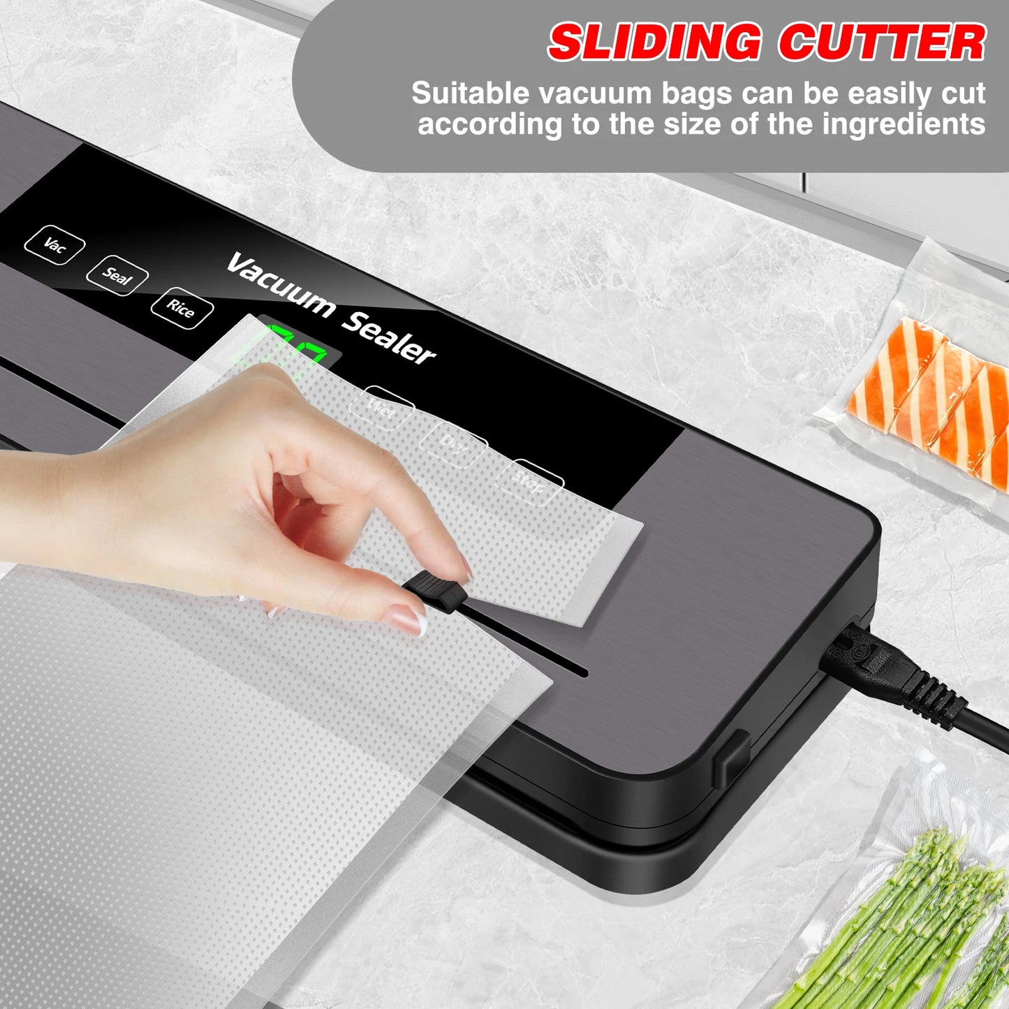 Multi-Functional Vacuum Sealer/10 Sealer bags