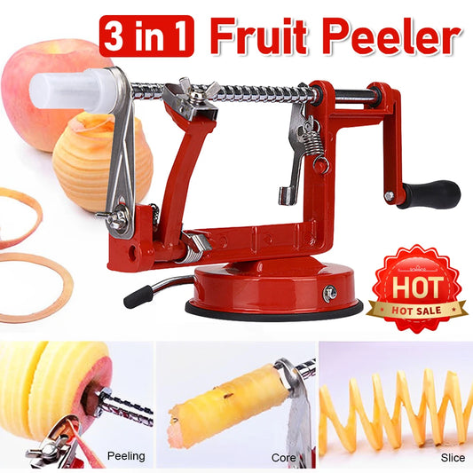 Hand-cranked Fruit/Vegetable Peeling Machine /Suction Base