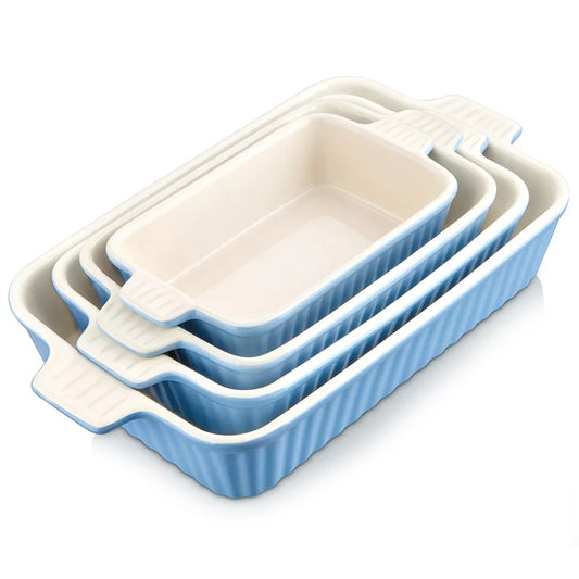 4-Piece Table Baking Dish Set(9"/11"/12"/13.3")