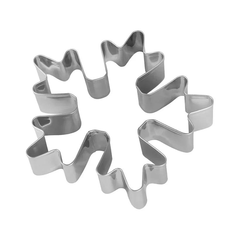 1pcs Snowflake Shape Cookies Cutter 
 Stainless Steel