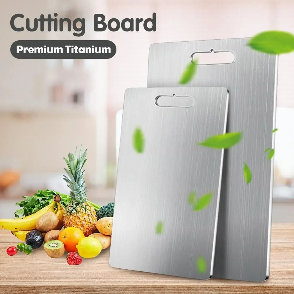 100% Pure Titanium Cutting Boards  Food-Grade