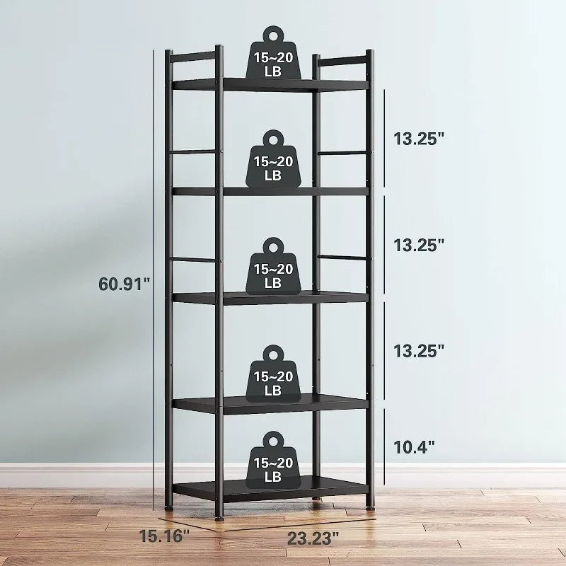 4/5 Tiers Kitchen Bakers Rack With Storage