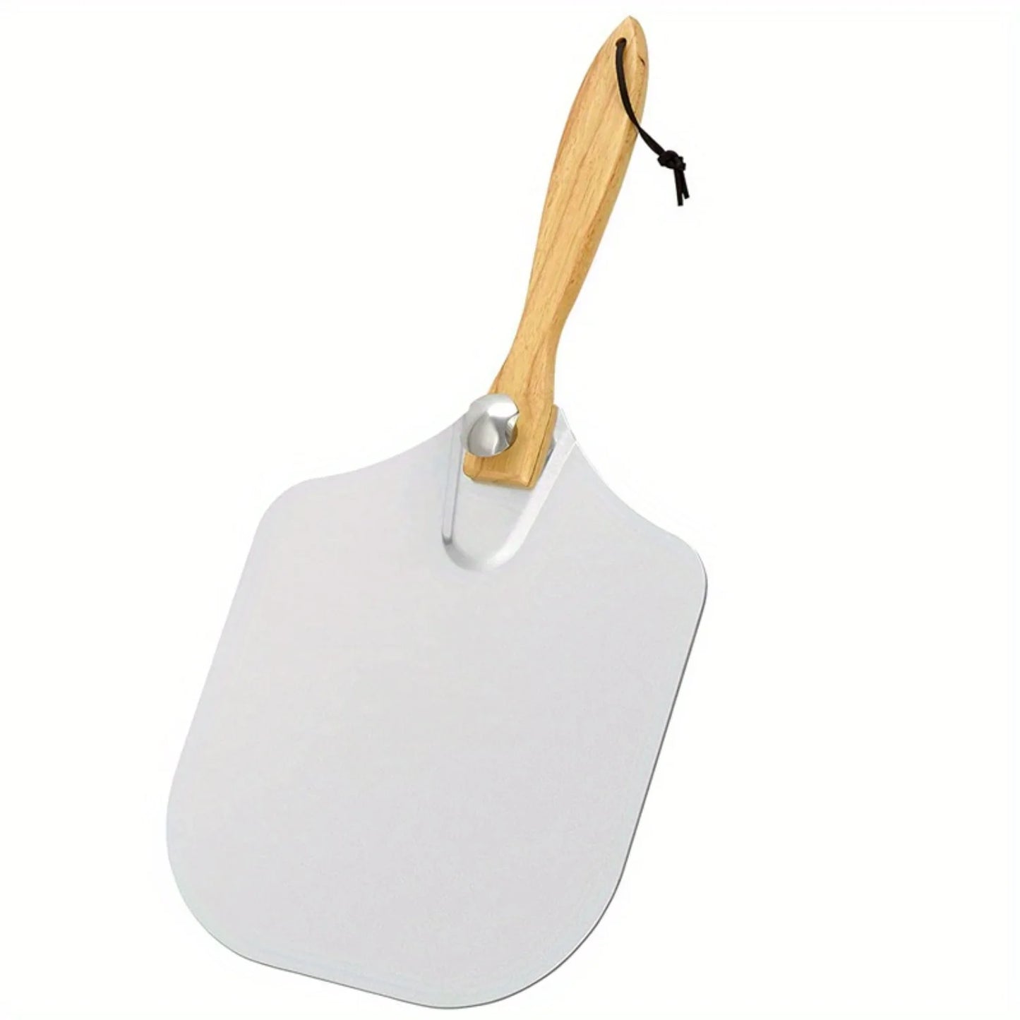 Metal Pizza Peel with Foldable Wooden Handle