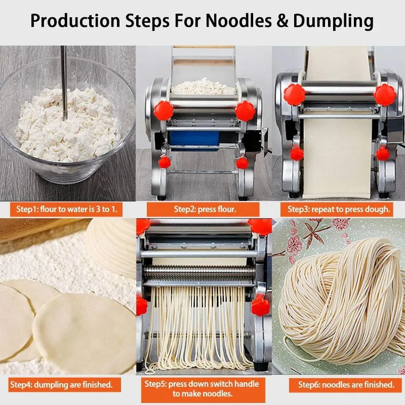 Electric Pasta Making Machine, Stainless Steel