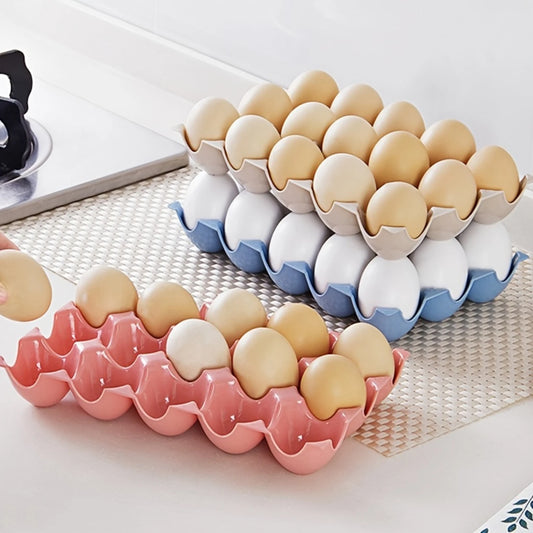 Stackable 15-grid Egg  Tray