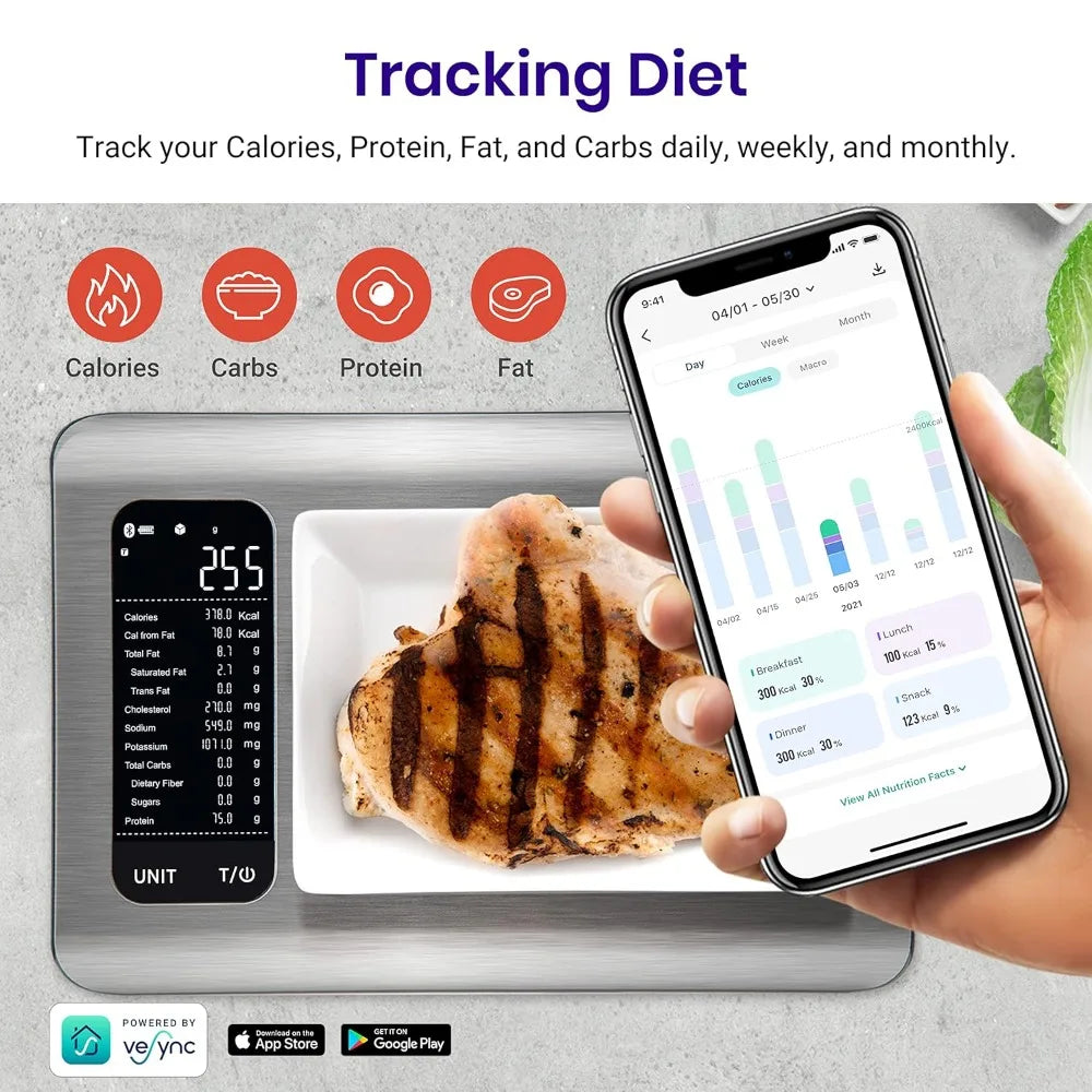 Kitchen Scale, Digital Grams and Ounces