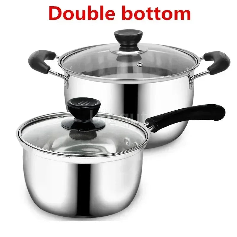 Stainless Steel Double Bottom Non Stick Pan