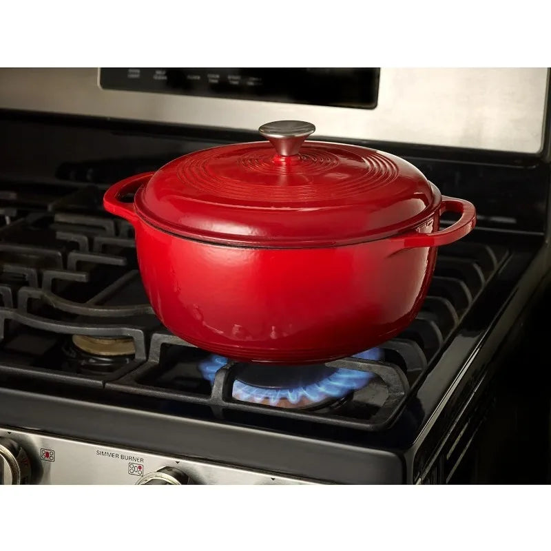 Enameled Cast Iron Dutch Oven, 6 Qt.