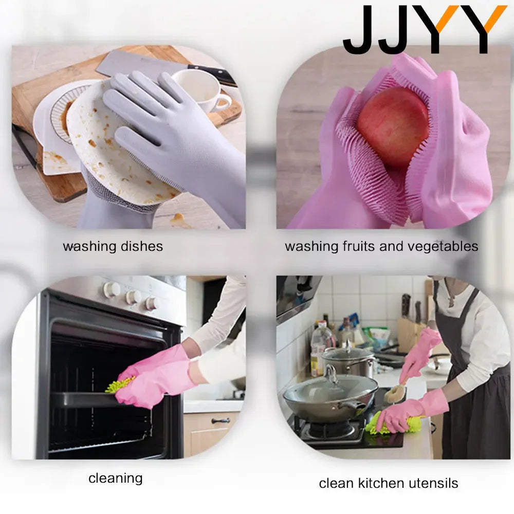 Silicone Cleaning Gloves