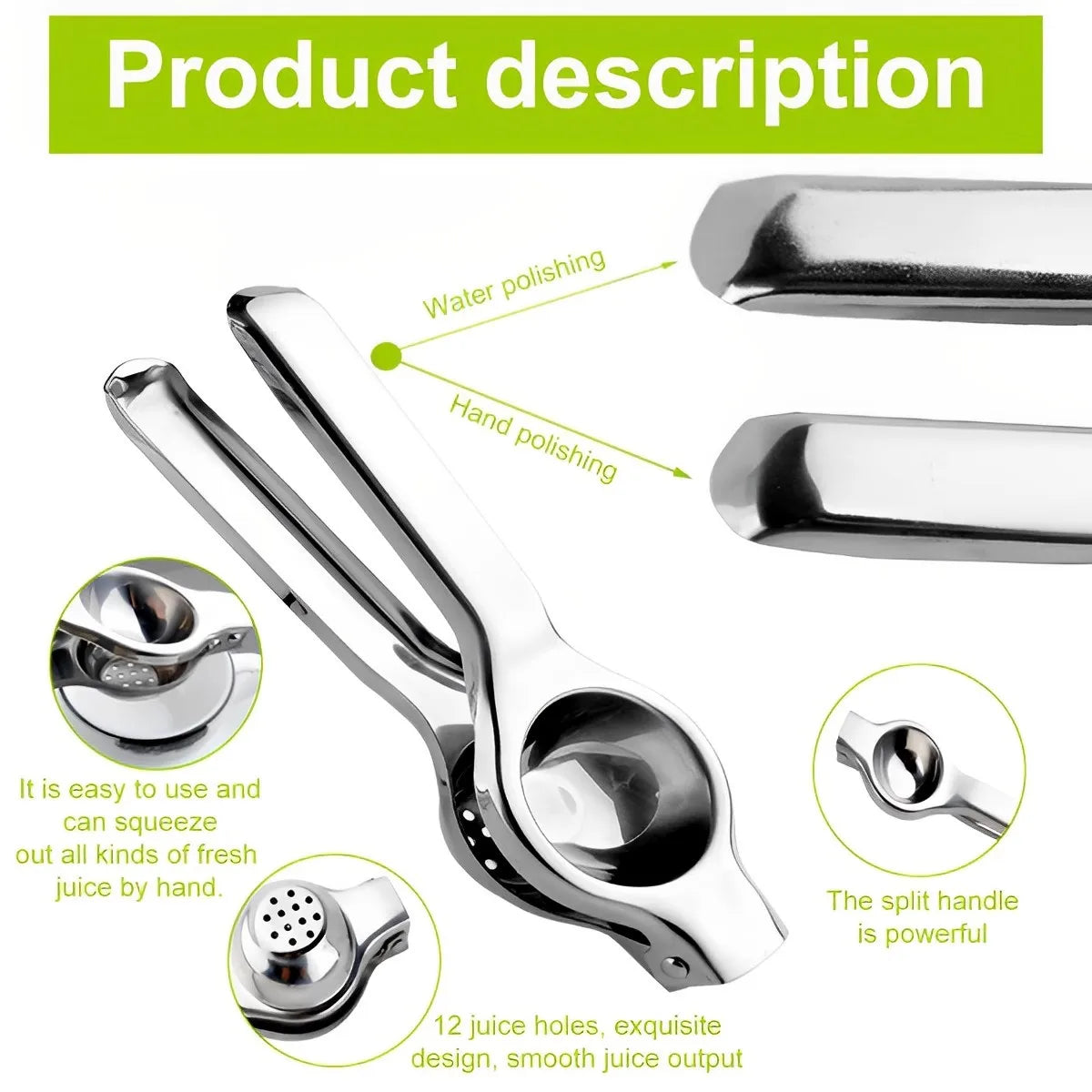 Stainless Steel Fruit /Citrus Juicer