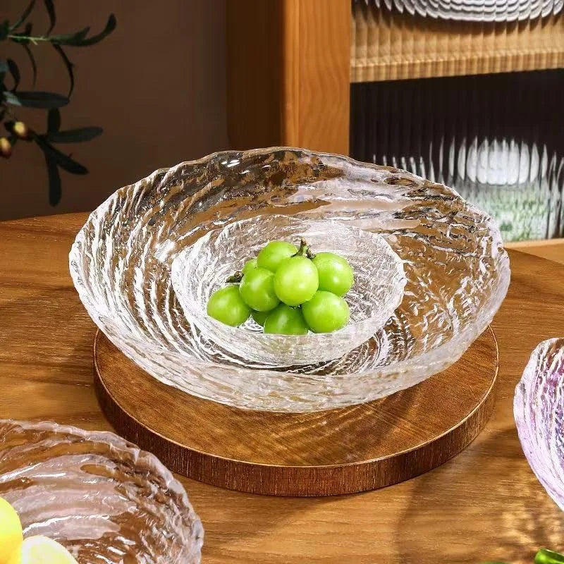 Glass Serving Bowls Set Of 3