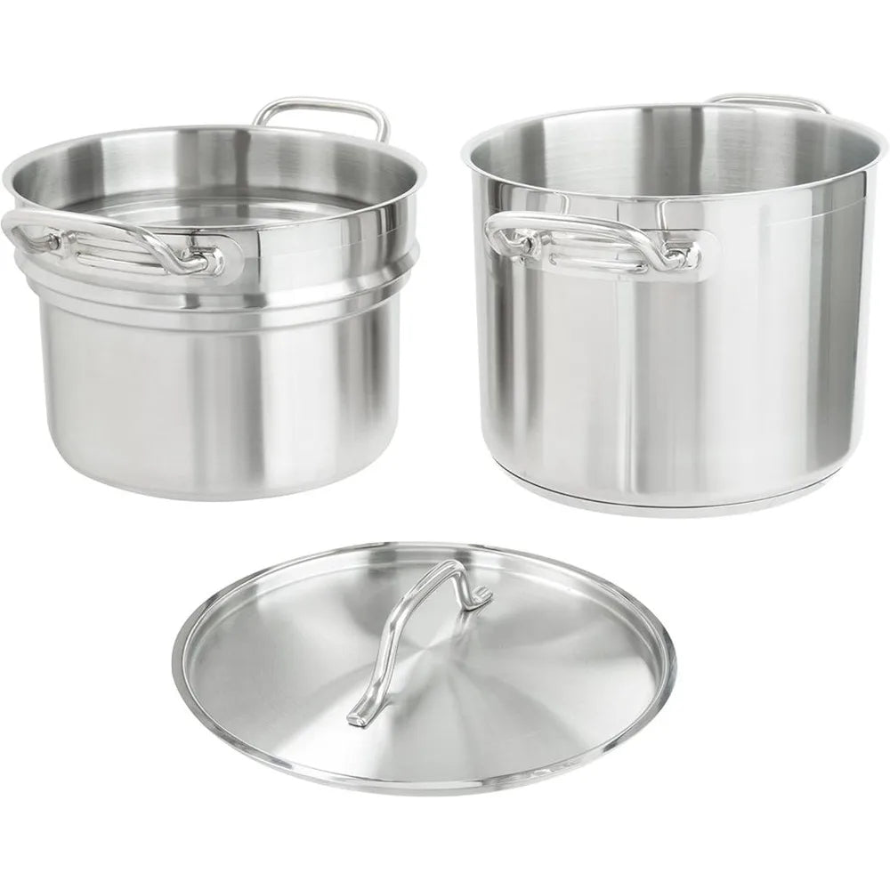 8 Quart Stainless Steel Double Boiler /Steamer