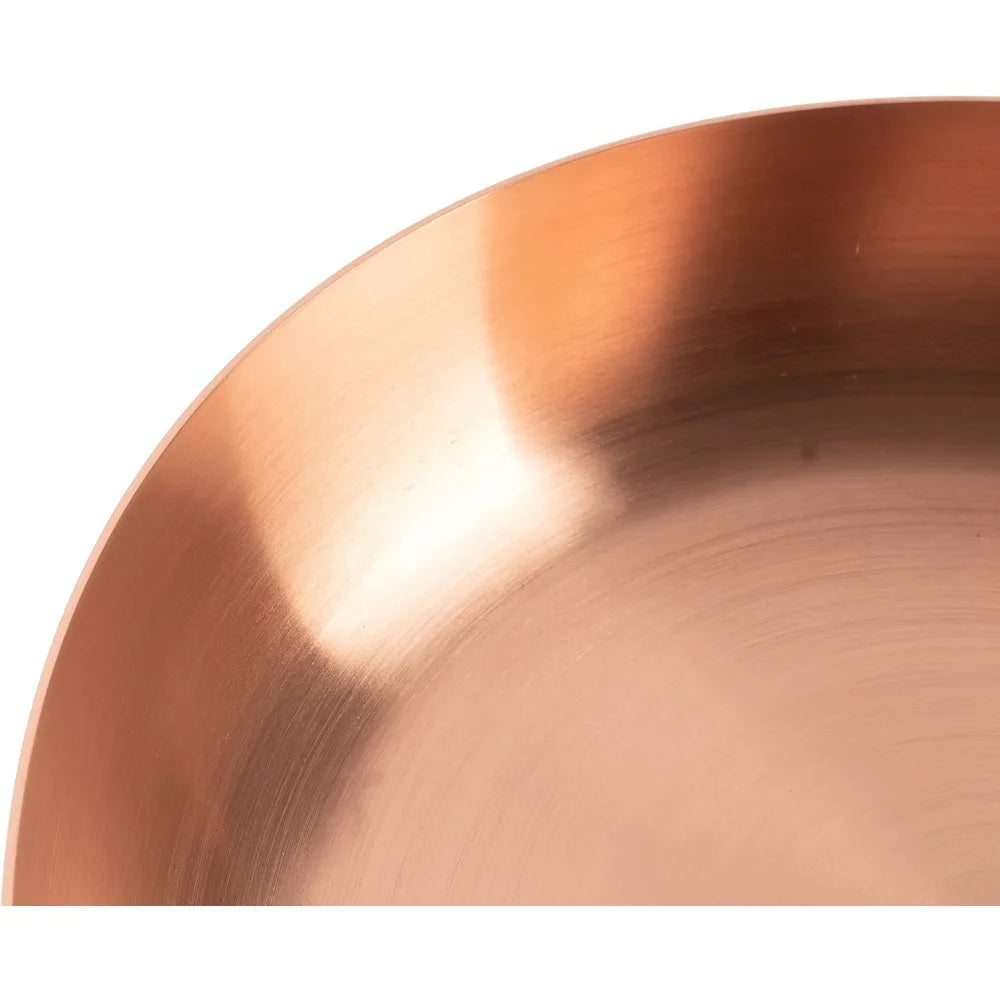 Solid Copper Frying Pan /Thick-Walled