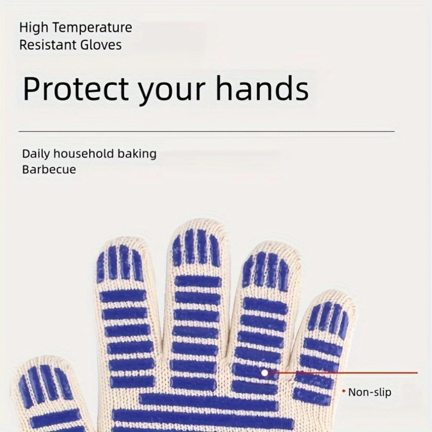 Heat Resistant Silicone Oven Gloves