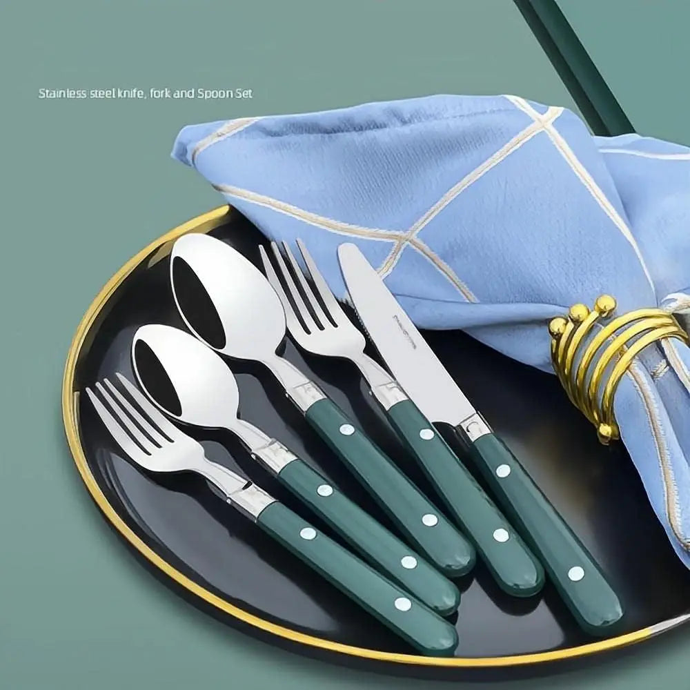 20-Piece Stainless Steel Silverware Cutlery Set