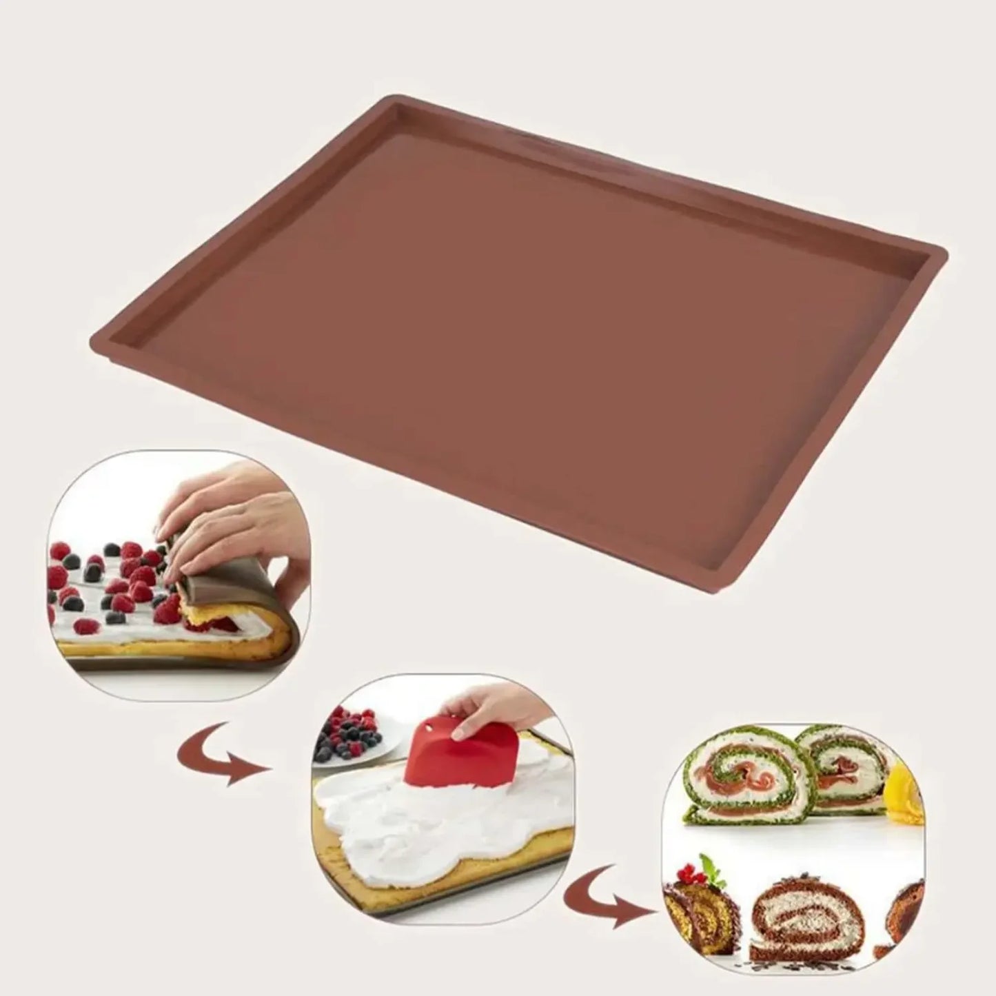 Multifunctional Silicone Cake Roll Mat