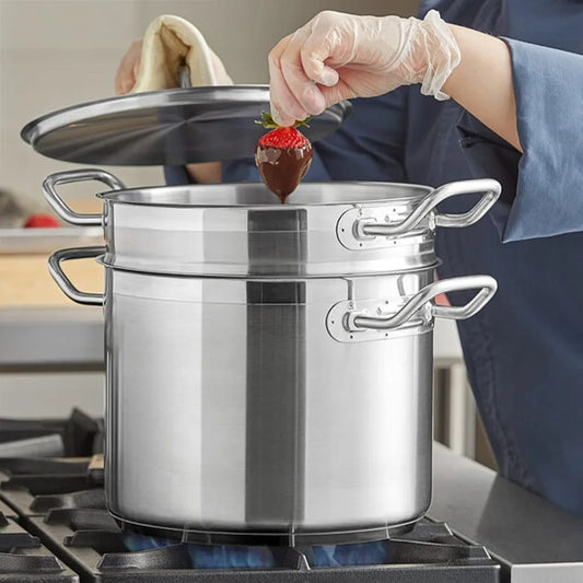 8 Quart Stainless Steel Double Boiler /Steamer