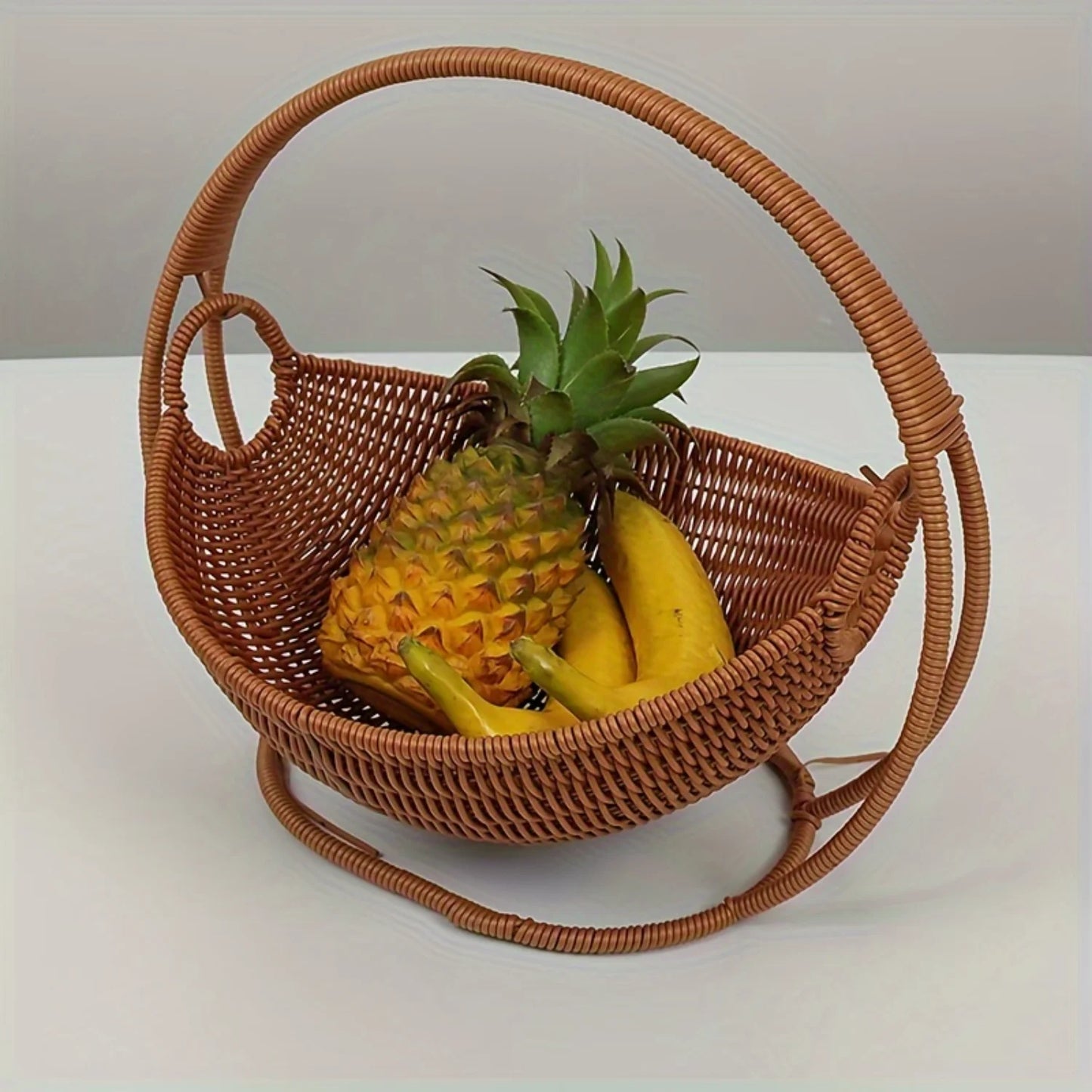 Handcrafted Rattan Woven Basket