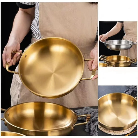 Durable Stainless Steel Induction Cooking Pan