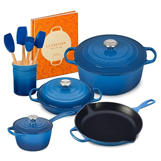 Cast Iron Cookware, Utensils And Cookbook Package