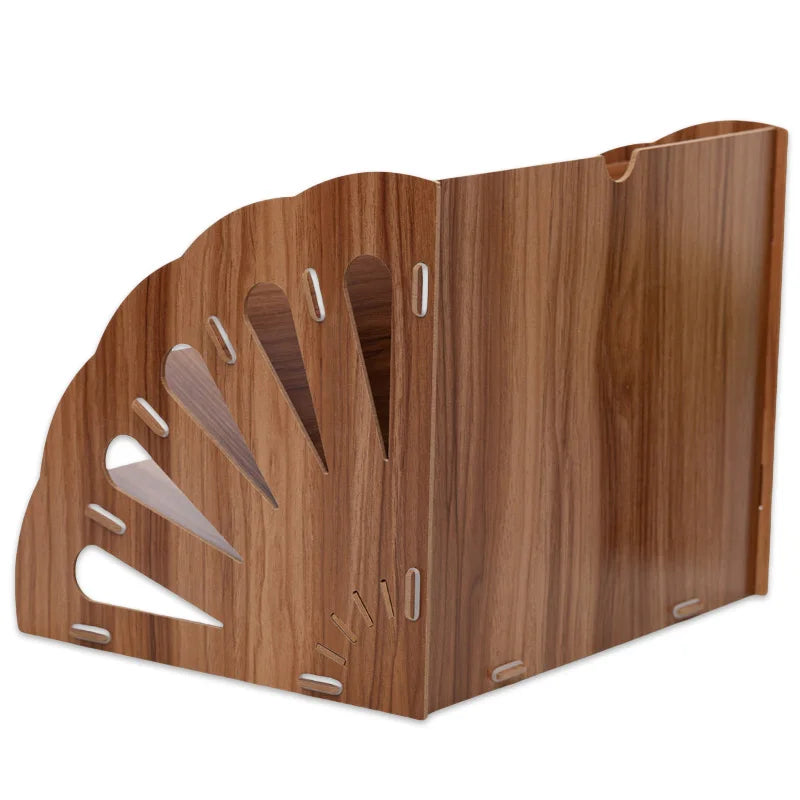 Wooden Fan Multi-Layer Display/Organizing Stand