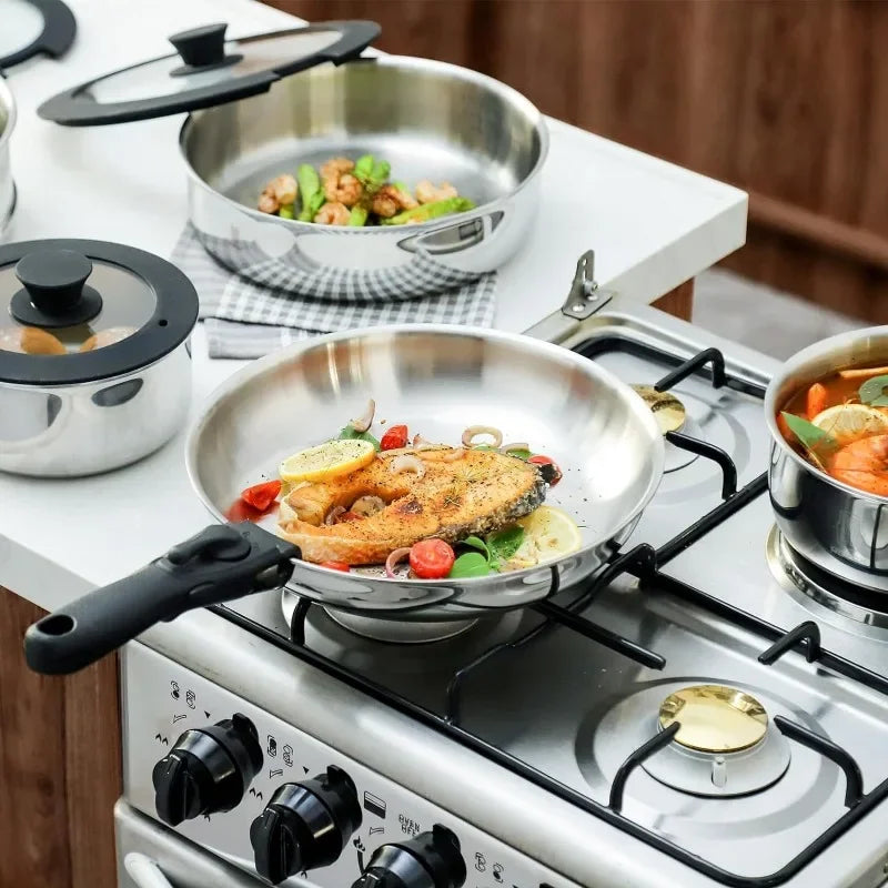 Stainless Steel Pots And Pans Set