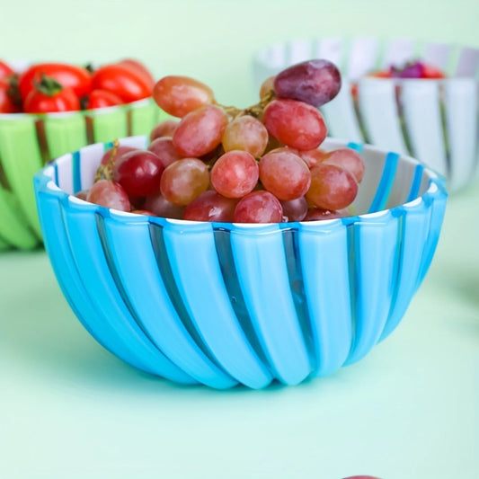 Dual-Tone Plastic Salad/Serving Dish