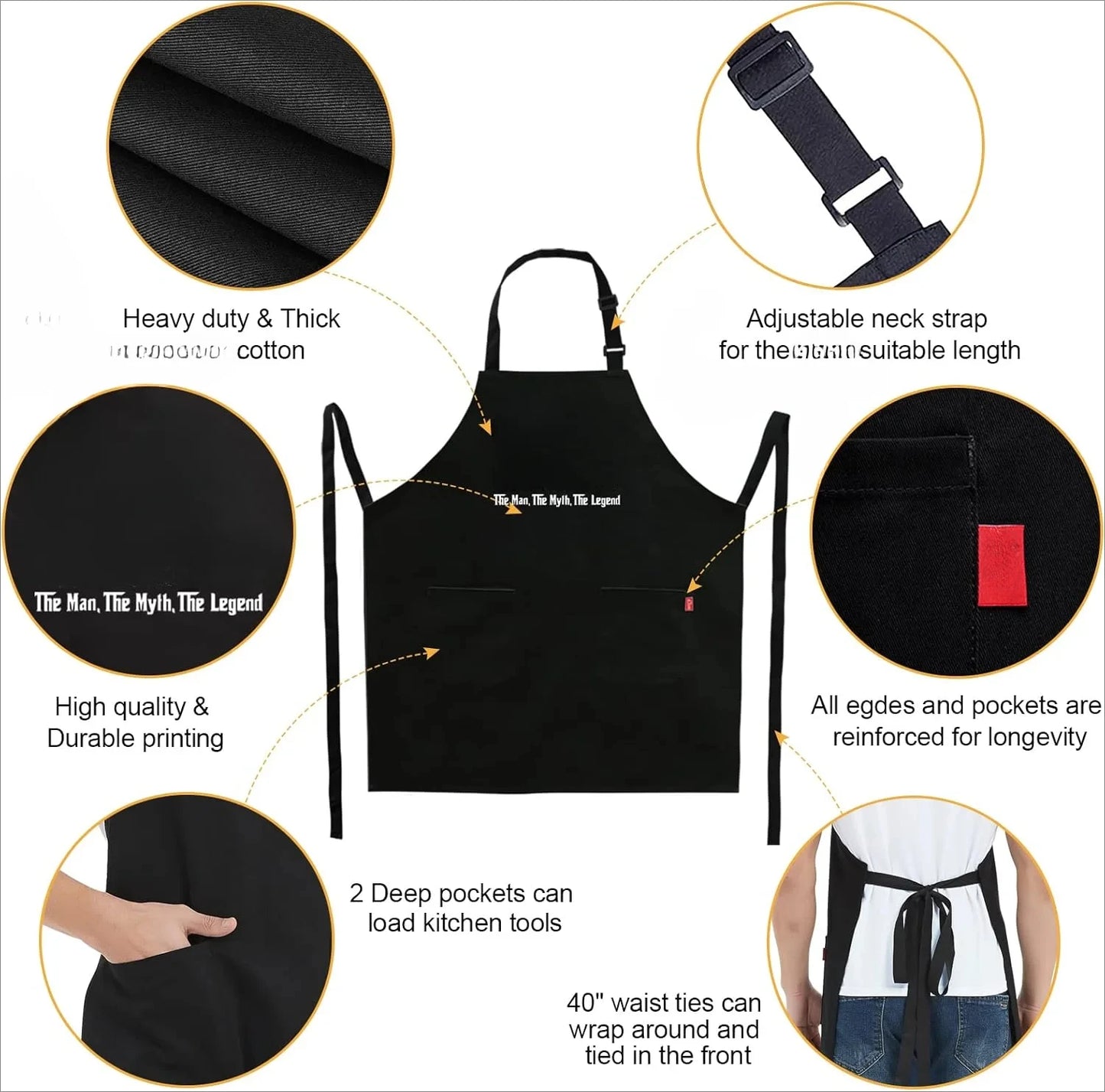 Funny Dad-Men’s Grilling  Apron