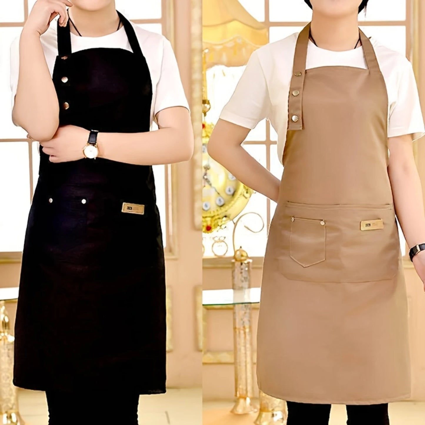 Adjustable Canvas Stain-Resistant Apron