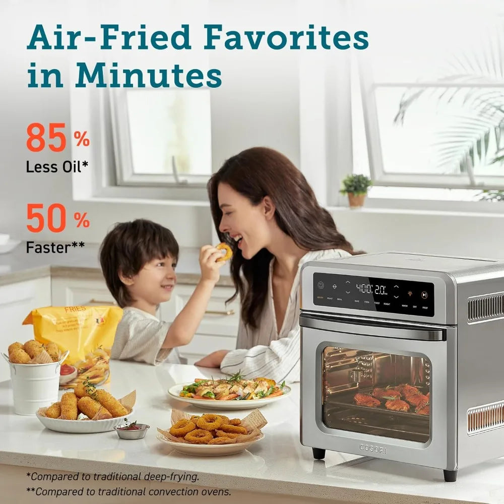 13Qt Airfryer Combo With Rotisserie