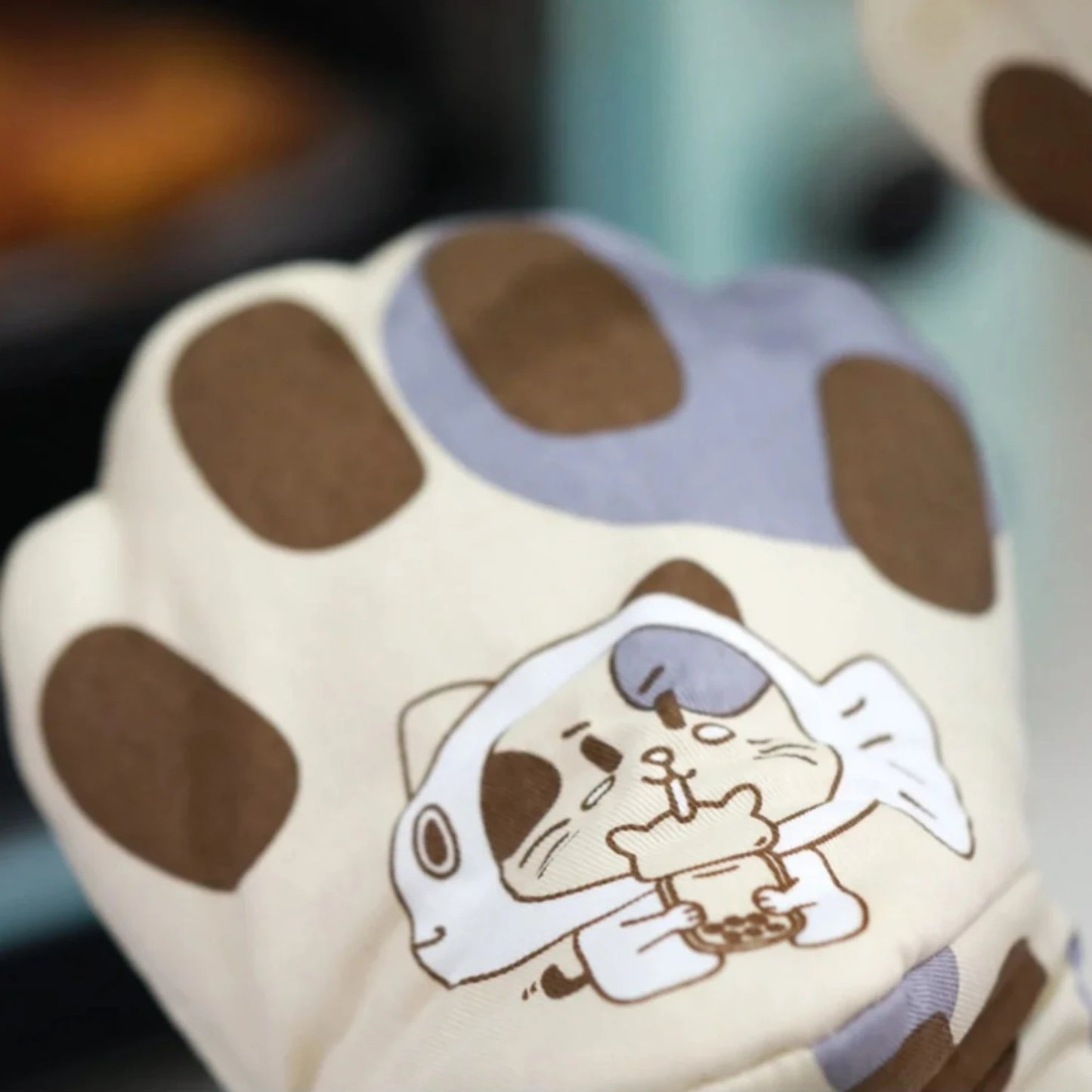 Cute Animal Paw Design Oven Mitts