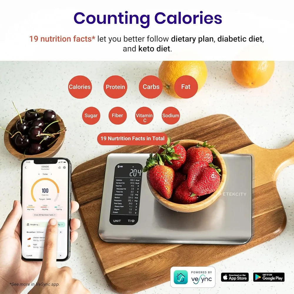 Kitchen Scale, Digital Grams and Ounces