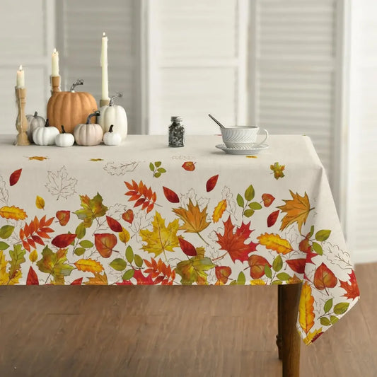 Autumn/Thanksgiving Maple Leaves Rectangle Tablecloth