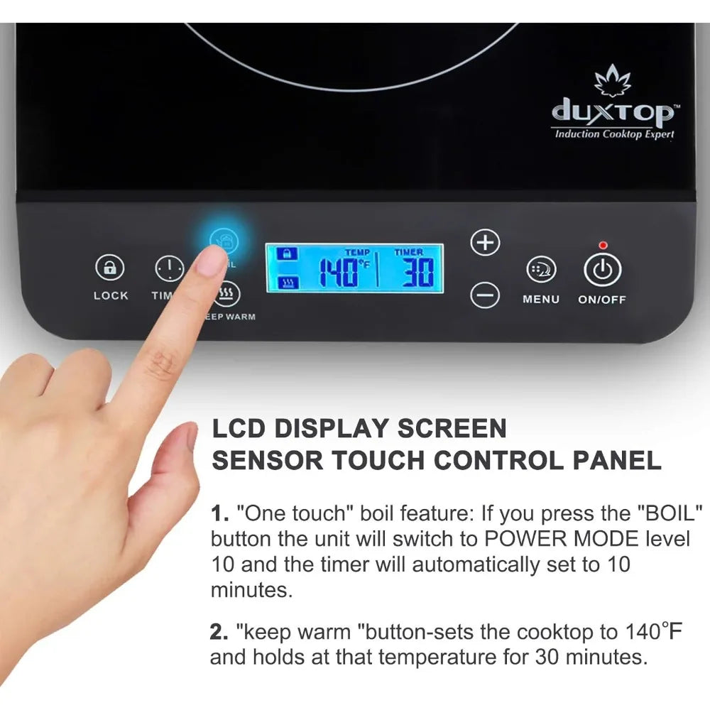 Portable Induction Cooktop, Countertop Burner LCD Sensor