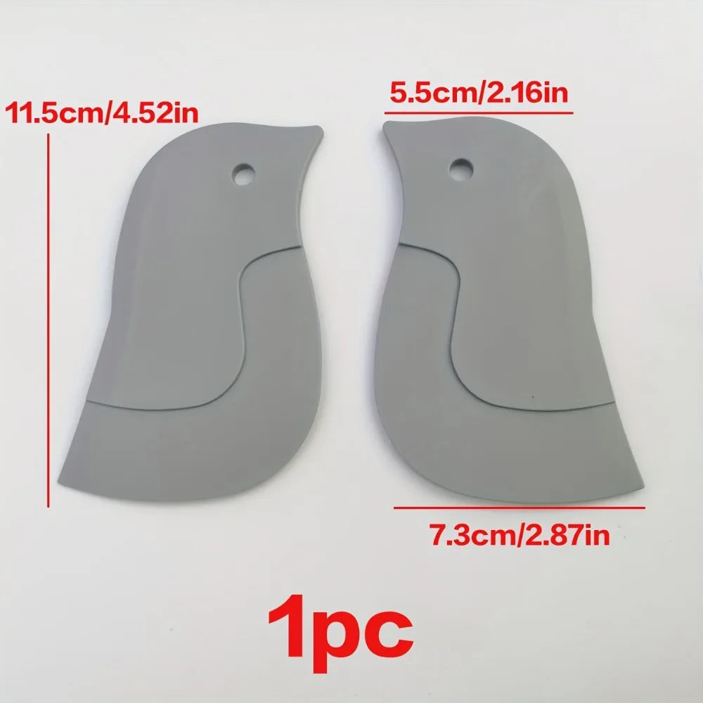 4 Pieces Kitchen Soft Scraper