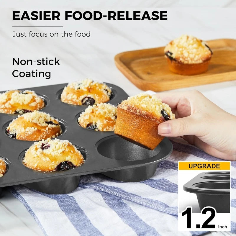 Muffin Pan /Nonstick Cupcake Tin /12 Cup