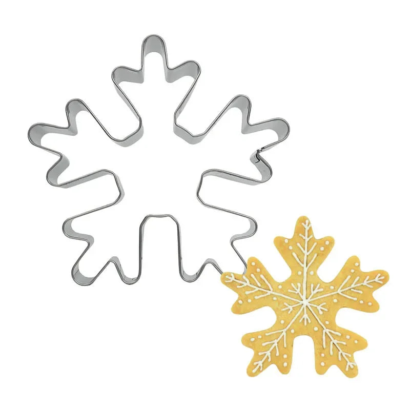 1pcs Snowflake Shape Cookies Cutter 
 Stainless Steel