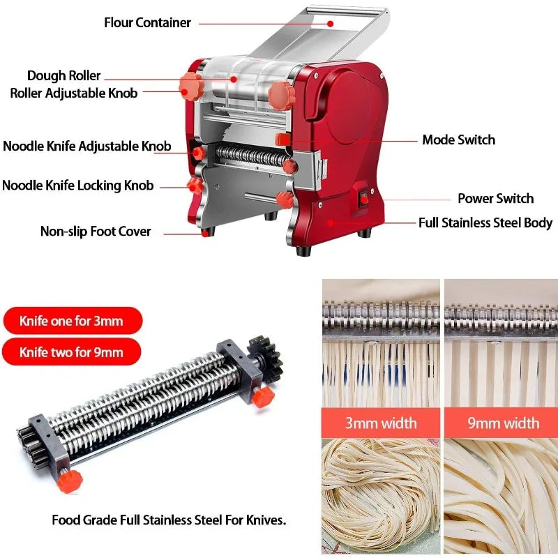 Electric Pasta Making Machine, Stainless Steel