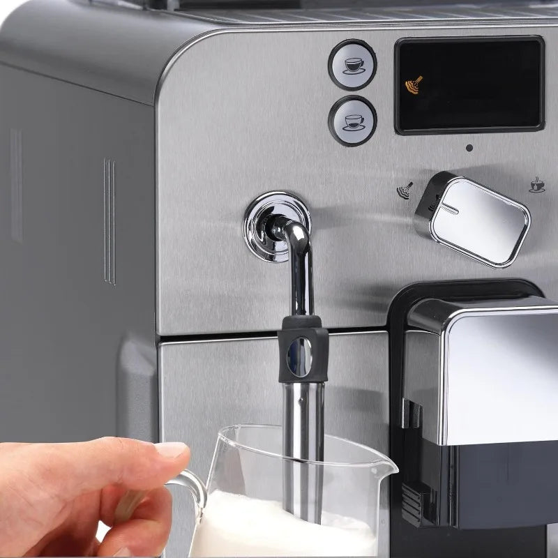 Automatic Espresso Machine, 40 fluid ounces, Silver